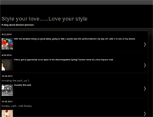 Tablet Screenshot of fashioninluv.blogspot.com