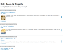 Tablet Screenshot of bellbookandblogzilla.blogspot.com