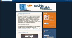 Desktop Screenshot of electricgoldfish.blogspot.com