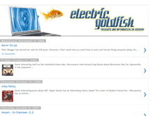 Tablet Screenshot of electricgoldfish.blogspot.com