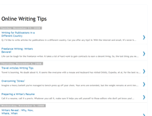 Tablet Screenshot of onlinewritingtips.blogspot.com