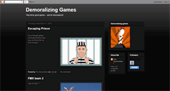 Desktop Screenshot of demoralizinggames.blogspot.com