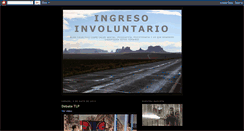 Desktop Screenshot of ingresoinvoluntario.blogspot.com