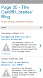 Mobile Screenshot of cardifflibraries.blogspot.com