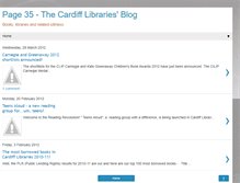 Tablet Screenshot of cardifflibraries.blogspot.com