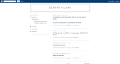 Desktop Screenshot of eloiseglass.blogspot.com
