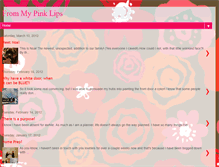 Tablet Screenshot of frommypinklips.blogspot.com