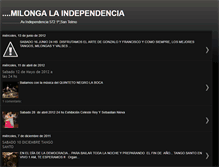 Tablet Screenshot of milongalaindependencia.blogspot.com