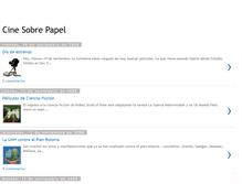 Tablet Screenshot of cinesobrepapel.blogspot.com