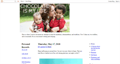 Desktop Screenshot of chocolateismylife-us.blogspot.com