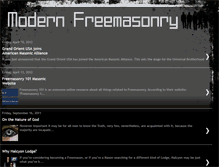 Tablet Screenshot of modernfreemasonry.blogspot.com