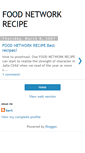 Mobile Screenshot of food-network-recipe.blogspot.com