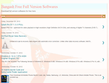 Tablet Screenshot of bangash-free-soft.blogspot.com