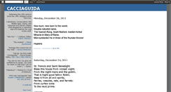 Desktop Screenshot of cacciaguida.blogspot.com