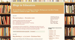 Desktop Screenshot of blogsineducation2007.blogspot.com