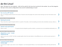 Tablet Screenshot of howtodoinlinux.blogspot.com