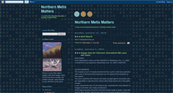 Desktop Screenshot of northernmetismatters.blogspot.com