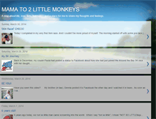 Tablet Screenshot of mamato2littlemonkeys.blogspot.com