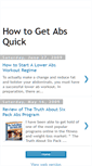 Mobile Screenshot of how-to-get-abs-quick.blogspot.com