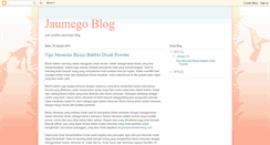 Desktop Screenshot of jaumego.blogspot.com