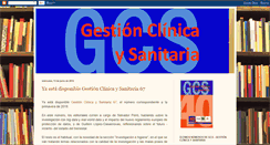 Desktop Screenshot of gcs-gestion-clinica-y-sanitaria.blogspot.com