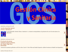 Tablet Screenshot of gcs-gestion-clinica-y-sanitaria.blogspot.com