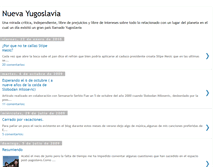 Tablet Screenshot of nuevayugoslavia.blogspot.com