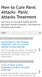 Mobile Screenshot of howtocurepanicattackstreatment.blogspot.com