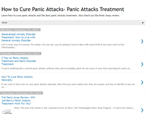 Tablet Screenshot of howtocurepanicattackstreatment.blogspot.com