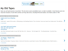 Tablet Screenshot of myoldtapes.blogspot.com