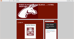 Desktop Screenshot of burrosblancos.blogspot.com