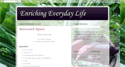 Desktop Screenshot of enrichingeverydaylife.blogspot.com