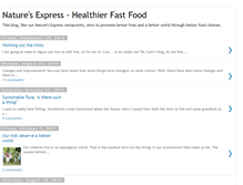 Tablet Screenshot of natures-express.blogspot.com