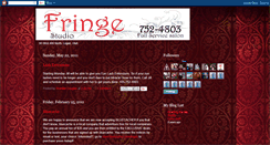 Desktop Screenshot of fringestudio.blogspot.com