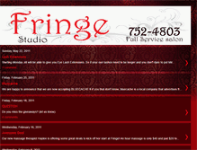 Tablet Screenshot of fringestudio.blogspot.com