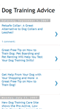 Mobile Screenshot of dogtrainingadvices.blogspot.com