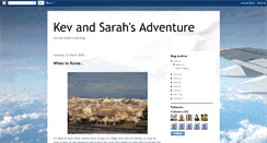 Desktop Screenshot of kevandsarahsadventure.blogspot.com