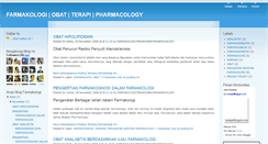 Desktop Screenshot of farmakologi-pharmacology.blogspot.com