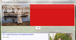 Desktop Screenshot of comunicandoelevangelio.blogspot.com