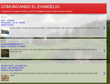 Tablet Screenshot of comunicandoelevangelio.blogspot.com