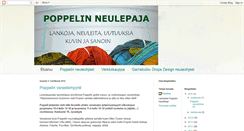 Desktop Screenshot of poppelinneulepaja.blogspot.com