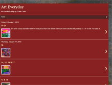 Tablet Screenshot of clarkarteveryday.blogspot.com