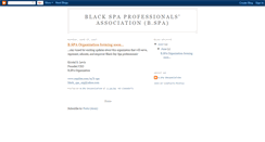 Desktop Screenshot of blackspaprofessionals.blogspot.com