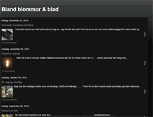 Tablet Screenshot of blandblommorochblad.blogspot.com