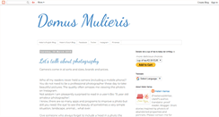 Desktop Screenshot of domusmulieris.blogspot.com