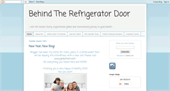 Desktop Screenshot of behindtherefrigeratordoor.blogspot.com