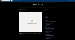 Desktop Screenshot of crazyossie.blogspot.com