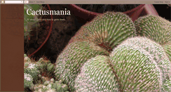 Desktop Screenshot of cactuscristatemania.blogspot.com