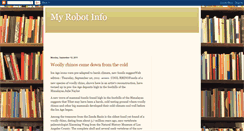 Desktop Screenshot of myrobotinfo.blogspot.com