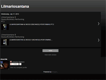 Tablet Screenshot of lilmariosantana.blogspot.com
